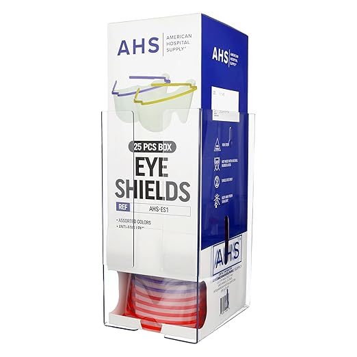 AHS Eye Shield Dispenser [Case of 6] Eyewear Dispenser, Pre-Assembled Design, Professional-Grade, Easy to Use, Tower Dispenser for Glasses | Dispenser ONLY - Glasses Tower Sold Separately