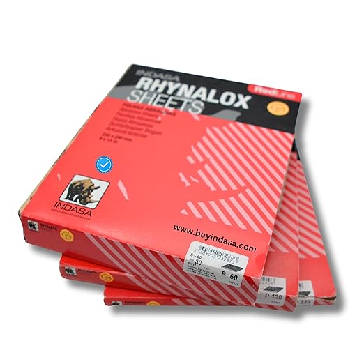 Indasa Redline Plus Dry Sanding Sheets 9 X 11 400 Grit 50 Sheet Sleeve