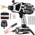 Saker Portable Electric Welding Machine,110V Portable Welder Handheld with IGBT Inverter 5 Variable Current Adjustment, ARC Welder Gun, Fits for 3/32" Wire Rods (Grey)