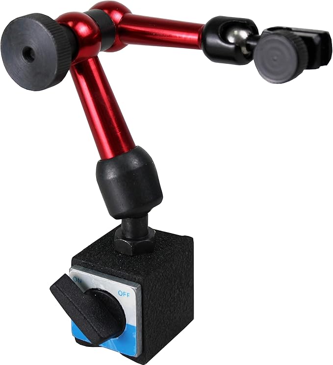 HFS (R) 8mm Clamping Hole Magnetic Base Adjustable Metal Test Indicator Holder Digital Level - Tool Stand