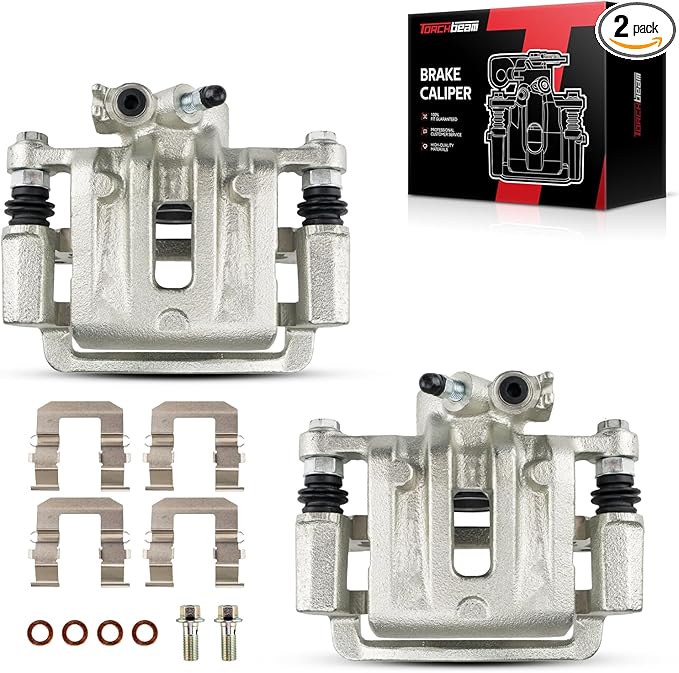 Torchbeam Rear Brake Calipers Set for Chevrolet 2007-2017 Equinox, GMC 2010-2017 Terrain, Chevrolet 2012-2015 Captiva Sport, Rear Left and Rear Right Calipers Replace # 18B5040+18B5041