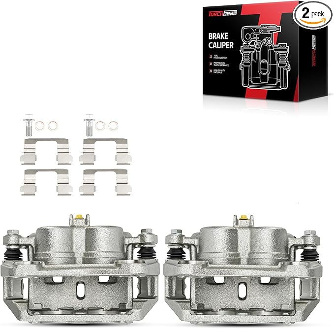 Torchbeam Front Brake Calipers Set for Acura MDX 2007-2013, Acura ZDX 2010-2013, Front Left and Front Right Calipers Replace # 19B3278+19B3279