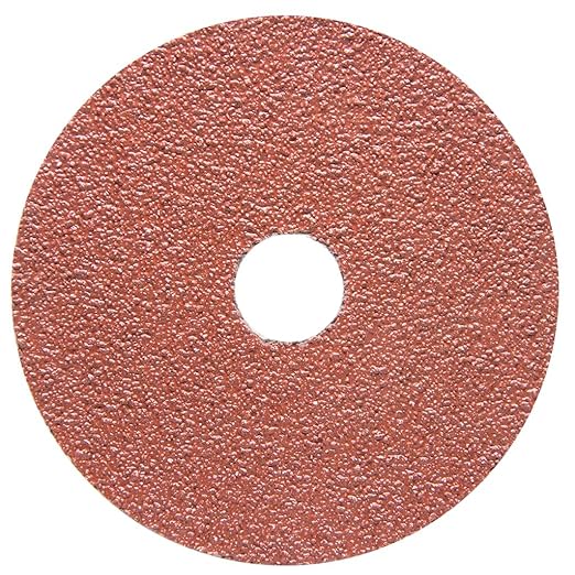 Benchmark Abrasives 4 1/2 Inch Sanding Discs Aluminum Oxide Resin Fiber Grinding Disc for Grinding, Stripping on Wood, Fiberglass, Metal, 7/8" Arbor Angle Grinder Sanding Disc, 25 Pack - 50 Grit