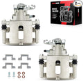 Torchbeam 2PCS Rear Driver and Passenger Side Brake Caliper For Ford for 2005-2014 Mustang, Disc Brake Caliper Assembly with Bracket Replace # 18B4927+18B4926