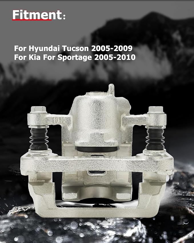 cciyu Rear Left & Right Brake Calipers Assembly w/Bracket 19B3101 19B3100 For Hyundai For Sonata/For Tucson,For Kia For Magentis/For Optima/For Sportage