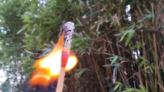 Emergency Fire Starter | Windproof & Waterproof Storm Matches with Waterproof Case & Wax Rope | Survival Gear for Camping, Hiking, Bushcraft, Bug Out Bag