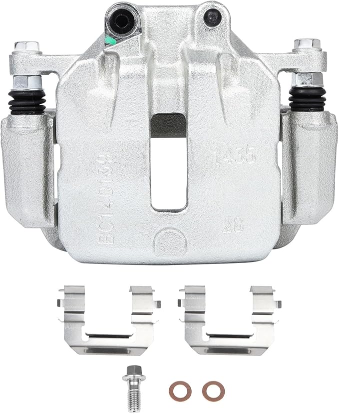 cciyu Front Left Brake Caliper Assembly w/Bracket 18B5270 For Buick For Allure/For Cascada/For LaCrosse/For Regal,For Cadillac For ELR,For Chevy For Equinox/For Impala/For Malibu,For GMC For Terrain