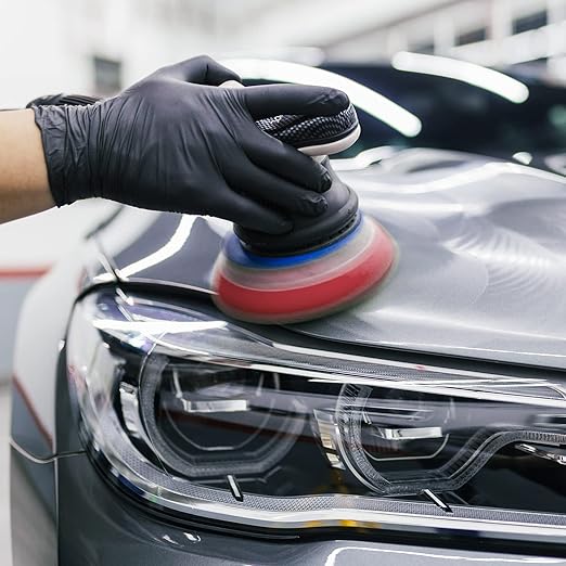Sanding Disc 5 Inch 8 Hole, 100 Pcs Orbital Sanding Discs Hook and Loop, Sandpaper for polishing and Grinding, 400 Grit Sand Paper for Random Orbital Sander