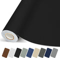 Canvas Repair Patch, 17X79 Inch Strong Sticky Fabric Repair Tape, Self-Adhesive Fabric Patch for Sofas, Tote Bags, Clothing, Car Seats, Furniture (Black, 17X79 Inch)