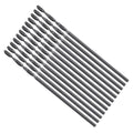 Drill Bit, 0.4mm Cutting Diameter, 4241 HSS Nitriding Black 118° Cutting Angle Versatile Jobber Bits - (Applications: for Drilling Plastic Wood Soft Metal), 12-Pieces