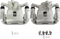 SCITOO 19B7431 19B7430 Rear Left & Right Disc Brake Calipers Assembly w/Bracket For Mazda For CX-5 2016-2023