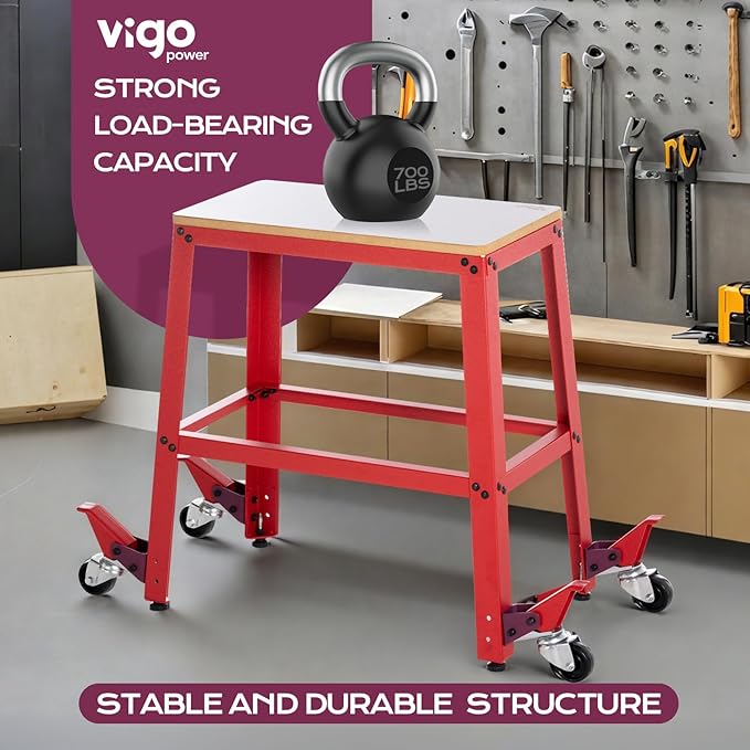 Universal Planer Stand, Drill Press Stands with Wheels, 700 lbs Heavy Loads, Tool Stands for Woodworking and Garage, for Most Scroll Saw Stand, Bench Grinder Stand, Jointer Stand, Bandsaw Stand