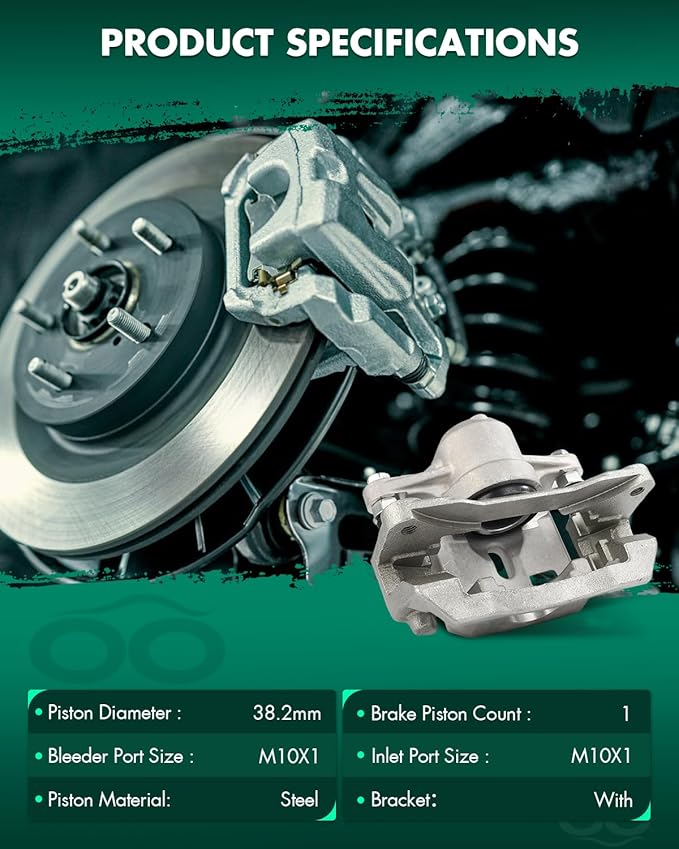 SCITOO 19B3224 Rear Right Disc Brake Caliper Assembly w/Bracket For Subaru For Legacy 2006-2009,For Subaru For Outback 2006-2009