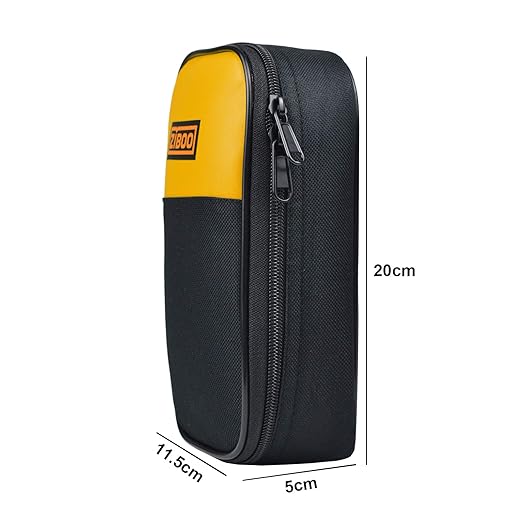 ZIBOO C35 Multimeter Meter Soft Case,Use for Clamp Meter Multimeter Compatible with FLUKE-HIOKI-Testo Sanwa-KYORITSU