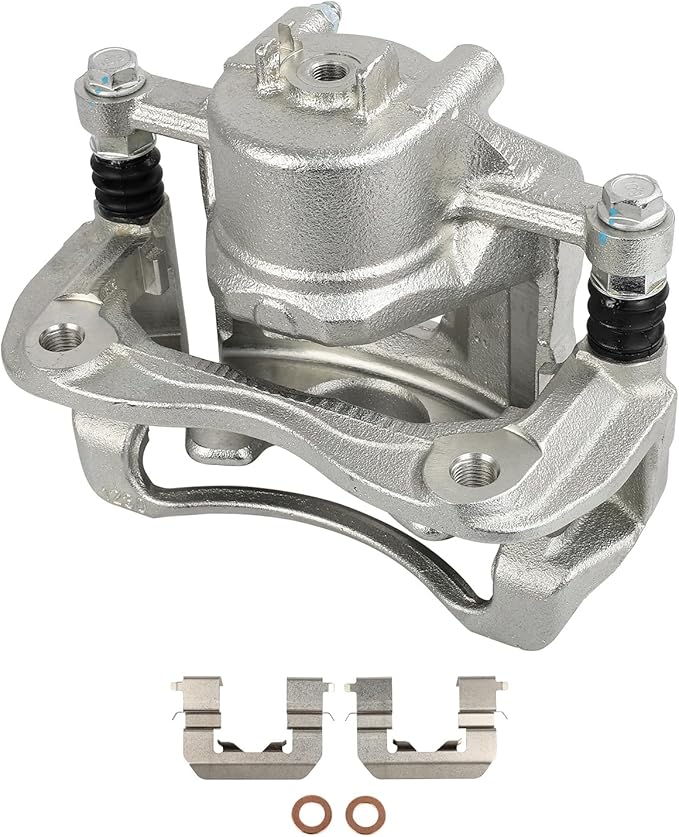 SCITOO 19B6794 Front Left Disc Brake Caliper Assembly w/Bracket For Dodge For Attitude 2012-2014,For Hyundai For Accent 2012-2017,For Kia For Rio 2012-2017