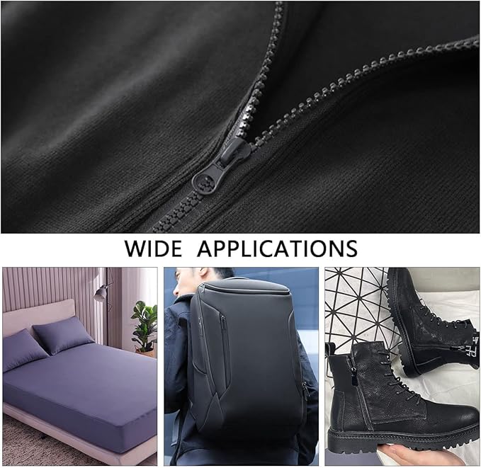 253Pcs Zipper Repair Kit with Installation Pliers, Zipper Extension Pulls for Sleeping Bags, Jackets, Tents, Luggage, Backpacks, Boots