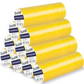 100 Rolls Yellow Electrical Tape Bulk 3/4 Inch x 66ft, Waterproof Vinyl Electric Tape High Temp Insulation Tape for Electrical Protection Home Outdoor Electric Insulating Wire Wrapping