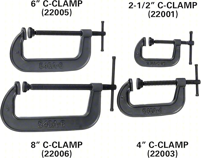 Wilton 540A Series Carriage C-Clamp Kit (11115)
