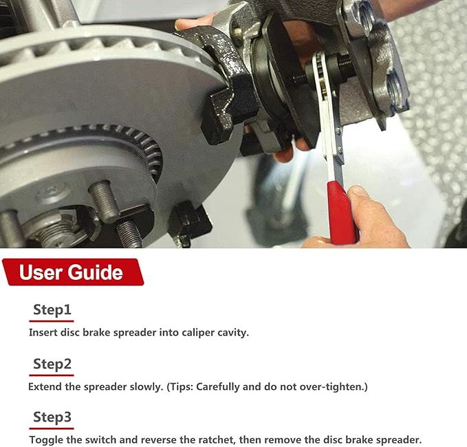 altivox Brake Caliper Compression Tool, Brake Caliper Tool with 4 Caliper Hangers, Universal Disc Brake Caliper Compression Tool Brake Piston Compressor Tool Automotive Tools for Car Brake Repair