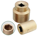 CS Unitec | Non-Sparking & Non-Magnetic Aluminum Bronze Impact Socket Set | 2-1/8 inch 6 Point Socket, 3/4 inch Drive