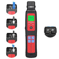 L-507 Live Fiber Optic identifier with Optical Fiber Power Meter -70+~10dbm 5-in-1 Function OPI OPM VFL 10KM RJ45 Network Tester LED Fiber Optic Cable identifier Single Mode/Multi Mode