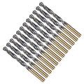 Drill Bit, 8.5mm Cutting Diameter, 4341 HSS Cutting Angle Number Jobber Bits - (Applications: for Drilling Soft Metal Plastic Wood), 12-Pieces