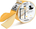 Pipe Insulation Tape, Foam Insulation Tape for Outdoor Pipes Winter Freeze Protection, Foam Pipe Insulation Wrap, Heat Tape for Water Pipes, Copper Pipes, PVC, AC Line, 2in x 15ft, Beige
