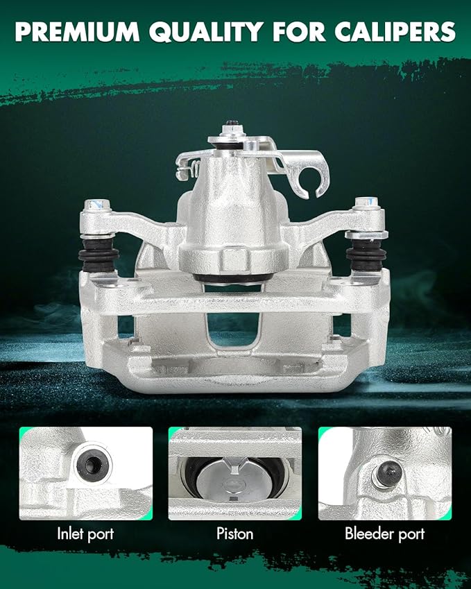 SCITOO 18B5399 Disc Brake Caliper Assembly with Bracket Fit For Chrysler For Town & Country 2012-2016 For Dodge For Grand Caravan 2012-2017 For Ram For C/V 2013-2015 For VW For Routan 2012-2014