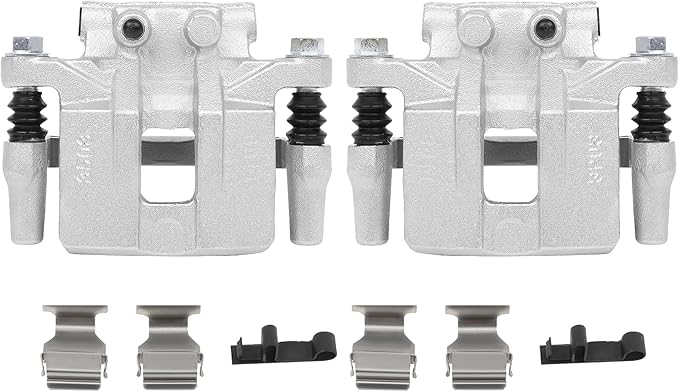 SCITOO 18B5105 18B5104 Rear Left & Right Brake Calipers w/Bracket For Chrysler For 200/For Sebring,For Dodge For Avenger/For Caliber,For Jeep For Compass/For Patriot,For Mitsubishi For Lancer