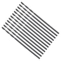 Drill Bit, 1mm Cutting Diameter, 4241 HSS Nitriding Black 118° Cutting Angle Versatile Jobber Bits - (Applications: for Drilling Plastic Wood Soft Metal), 12-Pieces