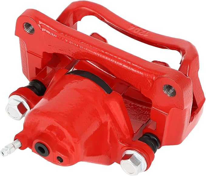 SCITOO Rear Left Brake Caliper With Bracket 19B3277 Red Compatible For Toyota For Sequoia 2008-2017 For Toyota For Tundra 2007-2017