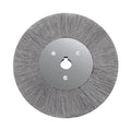 5 Inch Stainless Steel Wire Crimped Wheel Brush with 5/8" Bore for Angle Grinder Derusting Cleaning and Surface Polishing 1Pc