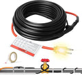 Intelligent Heat Tape for Water Pipe Freeze Protection,Self-Regulating Heat Cable for Metal and Plastic Water Pipes, Built-in Thermostat, Energy-Saving Water Pipe Heat Cable, 80Ft,120V