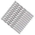 Drill Bit, 15/64" Cutting Diameter, 4241 HSS 118° Cutting Angle Uncoated Bright Versatile Jobber Bits - (Applications: for Drilling Plastic Wood Soft Metal), 12-Pieces