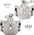 cciyu Rear Left & Right Brake Calipers Assembly w/Bracket 18B5014 18B5015 2006 2007 2008 2009 2010 2011 For Buick For Lucerne,2006 2007 2008 2009 2010 2011 For Cadillac For DTS