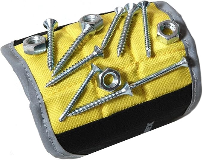 Magnelex Magnetic Wristband - Christmas Gift for Men, Handyman Gadgets - Perfect for Holding Screws, Nails, Drill Bits - Premium Ballistic Nylon with Powerful Magnets - Stocking Stuffer for Men