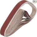 HARFINGTON 1 x 42 Inch Sanding Belts, 12 Pcs 240 Grits Aluminum Oxide Abrasive Belt Sander File Belt for Woodworking, Metal Polishing, Knife Sharpener