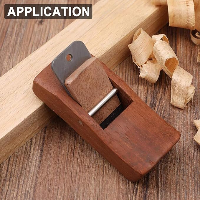 2pcs Adjustable SpokeShave with Flat Base, 6pcs Metal Blade and 1pcs Portable Woodworking Planes Wood Working Hand Tool Perfect for Wood Craft, Craver, Working