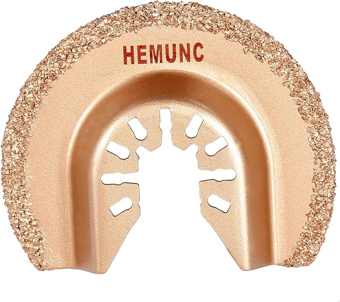 6pcs Universal Carbide Oscillating Saw Blades, HEMUNC Mixed Multitool Saw Blades