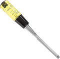 Buck Brothers 120102BC 3/8" Wood Chisel Made in USA, For Paring and Finishing Cuts in Carpentry and Woodworking, Tempered Tool Steel Blade, Mallet-Safe Handle