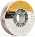 TOOLIOM ER70S-6 .035"(0.9 mm) Mild Steel MIG Solid Welding Wire on 10-Pound Spool Compatoble with TL-200M Pro and TL-250M Pro