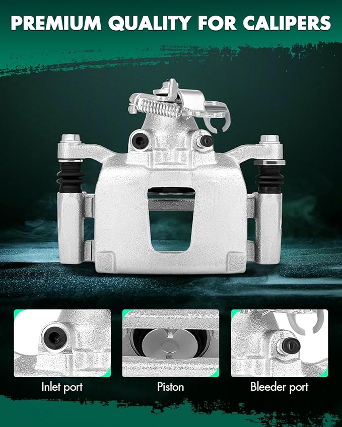 SCITOO Rear Right Brake Caliper With Bracket 18B5398 Compatible For Chrysler Town & Country 2012-2016, For Dodge Grand Caravan 2012-2020, For Ram C/V 2013-2015, For Volkswagen For Routan 2012-2014