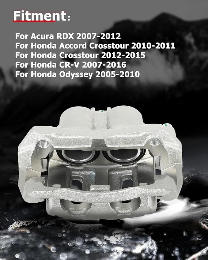 cciyu Front Right Brake Caliper Assembly w/Bracket 19B2959 For Acura For RDX,For Honda For Accord Crosstour/For Crosstour/For CR-V/For Odyssey