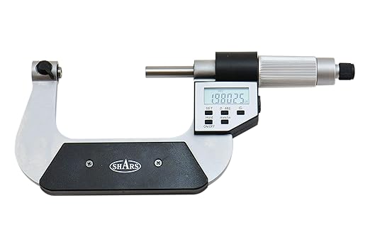Shars 2-3"/50-75mm Electronic Screw Thread Micrometer, .00005" Resolution, 60 Degree Anvils 303-2438 P]
