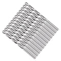 Drill Bit, 13/64" Cutting Diameter, 4241 HSS 118° Cutting Angle Uncoated Bright Versatile Jobber Bits - (Applications: for Drilling Plastic Wood Soft Metal), 12-Pieces