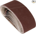 10 Pcs Sanding Belts 3 x 18 Inch 400 Grit Aluminum Oxide Abrasive Sandpaper for Belt Sander Metal Grinding Wood Working Weld Rust Removal