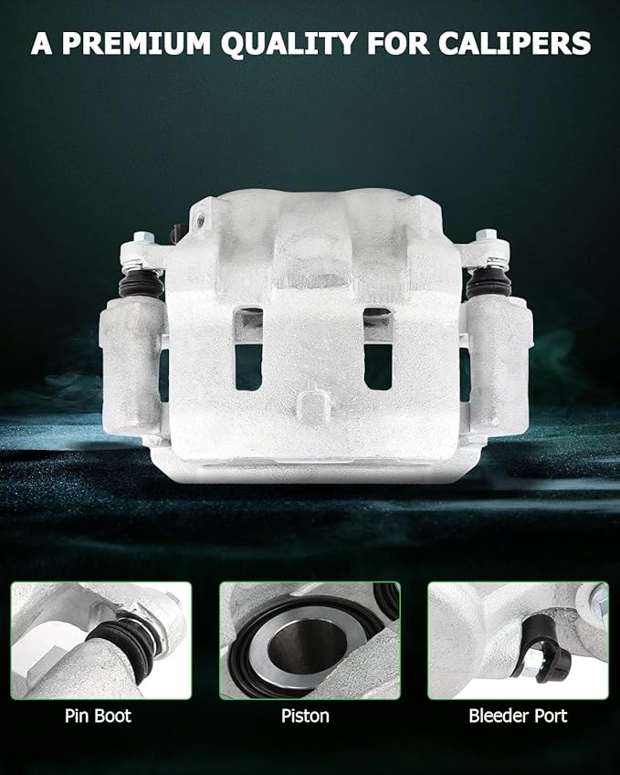 SCITOO Front Left Brake Caliper With Bracket 18-B4791 Compatible For Honda Odyssey 2005-2010