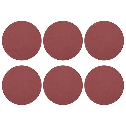 HARFINGTON 30 Pcs 7 Inch Sanding Disc 180 Grit Hook and Loop Sandpaper Random Orbital Sander Pads for Woodworking Automotive Metal Polishing