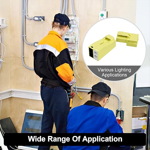 4Pcs Snap-on Quick Wire Connectors, 400V 6A 16-12 AWG, KV228-2P Connector for Luminaire Disconnect