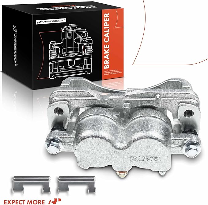 A-Premium Brake Caliper Assembly Replacement for Cadillac Escalade Chevrolet Astro Silverado 1500 2500 GMC Safari Savana 1500 2500 Sierra 1500 2500 3500 2000-2008